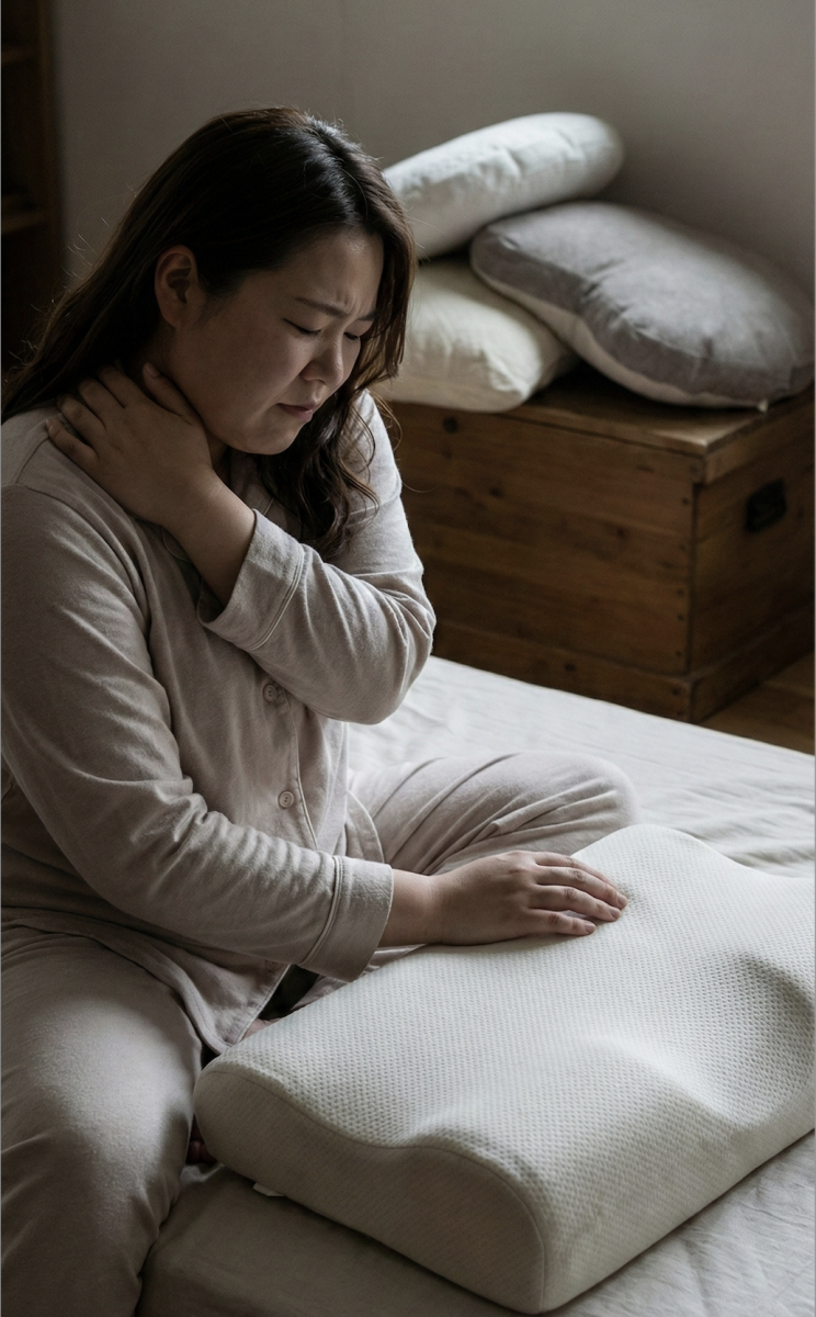 朝起きた時の首の痛み・枕の悩み